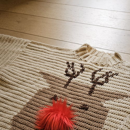 The Rudolph Sweater - crochet pattern