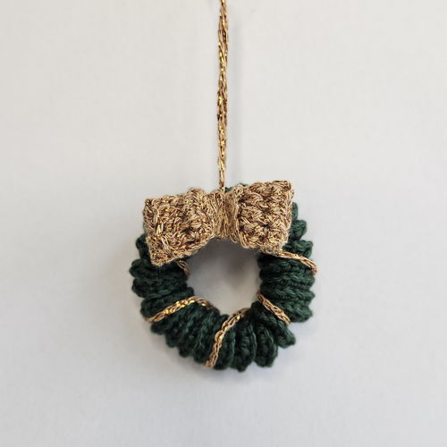 Kerstkransje-amigurumi kerstdecoratie