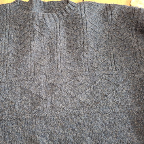 RHUE, a guernsey in Shetland wool