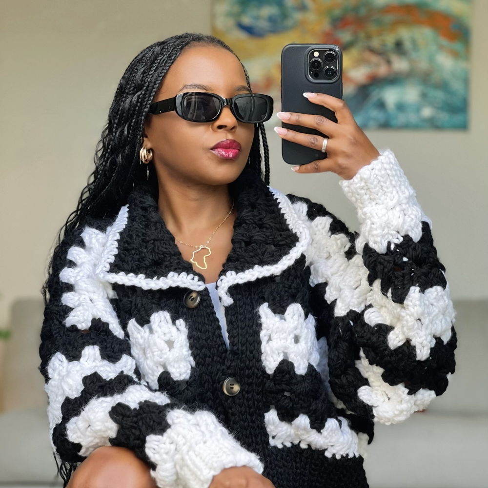 Crochet Chunky Cardigan Pattern - XS - 5X