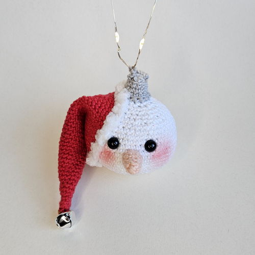 Sneeuwpop Sepp kerstbal-amigurumi kerstdecoratie