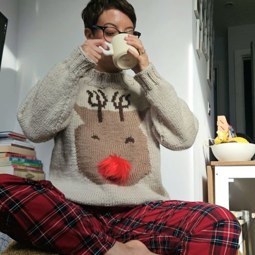 The Rudolph Sweater - knitting pattern