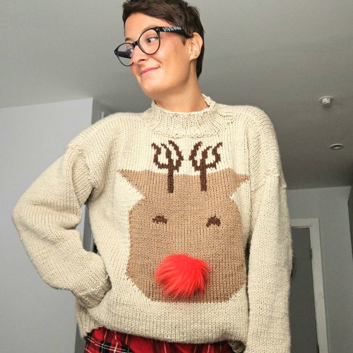 The Rudolph Sweater - knitting pattern