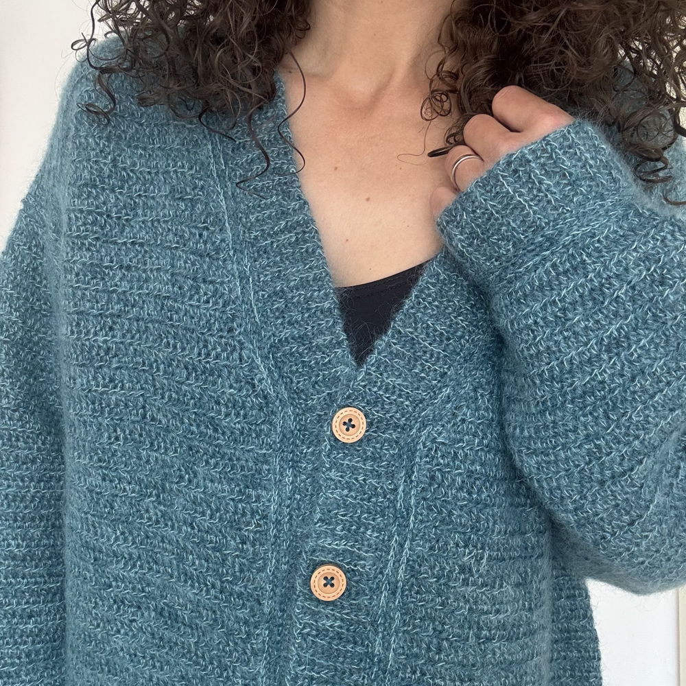 Crochet Cardigan Pattern PDF – Soft Season Design, Easy-to-Wear Handmade Sweater