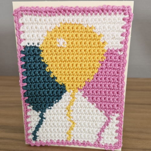 Haakpatroon feestkaart