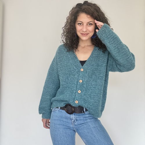 Crochet Cardigan Pattern PDF – Soft Season Design, Easy-to-Wear Handmade Sweater