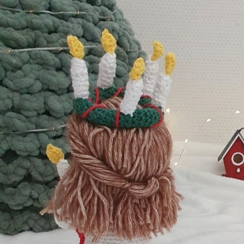 Lucia - amigurumi kerst deco