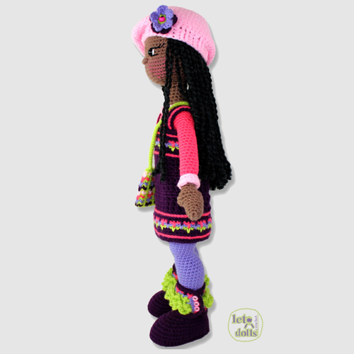 Brenda Large Crochet Doll Pattern, Amigurumi, 21"/ 53 cm Tall