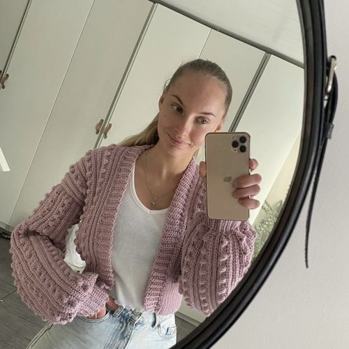 Crochet Bobble Cardigan Pattern