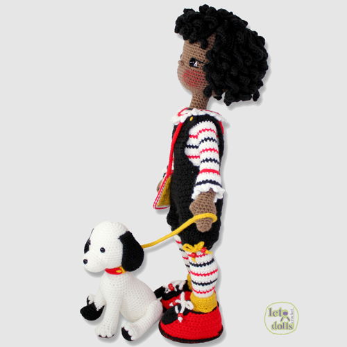 Bianca and Beau XLarge Crochet Doll Pattern, Amigurumi. 24"/61cm Tall