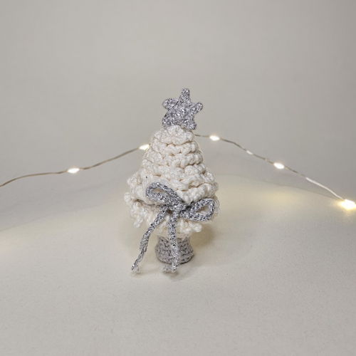 Mini kerstboom - amigurumi kerstdecoratie
