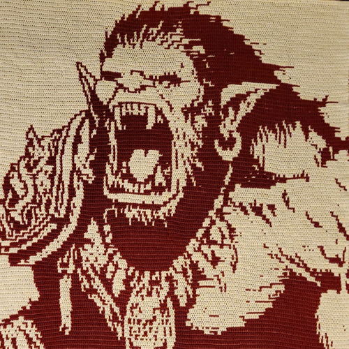 Ogre Onslaught | Fantasy Monster Overlay Mosaic Crochet Blanket PDF Pattern