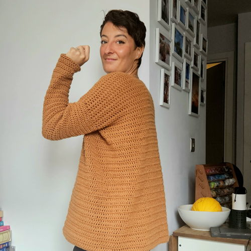 Shoulder Sweater Oversized Jumper Crochet Pattern Easy Crochet