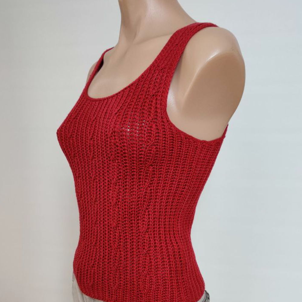 Crochet Pattern / Cable Tank Top Olivia