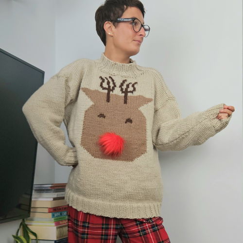 The Rudolph Sweater - knitting pattern