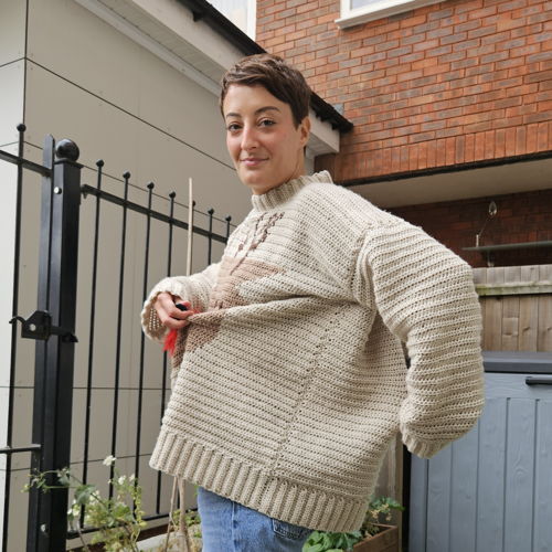 The Rudolph Sweater - crochet pattern