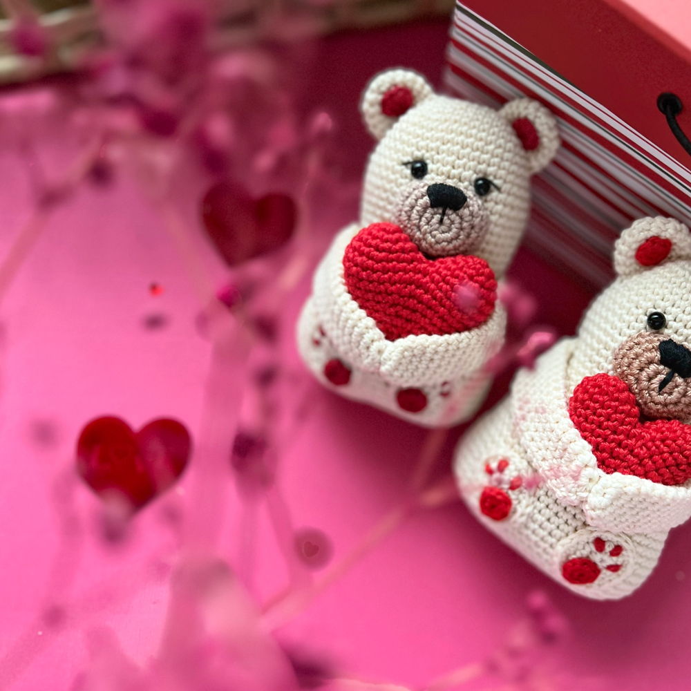 Crochet Valentines Bear