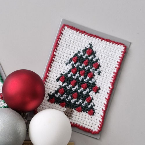 Haakpatroon kerstkaarten