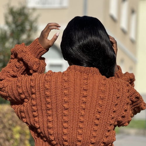 Crochet Bobble Cardigan Pattern