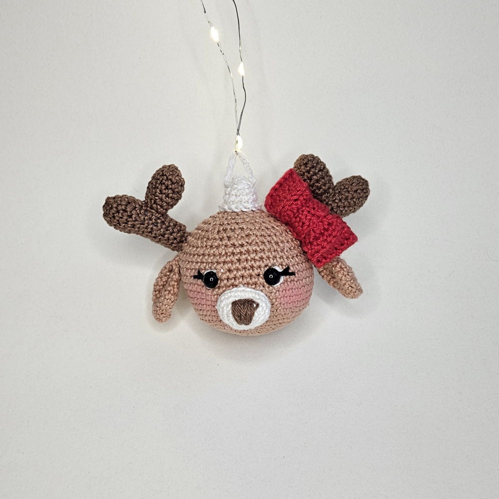 Rendiertje Rikki kerstbal