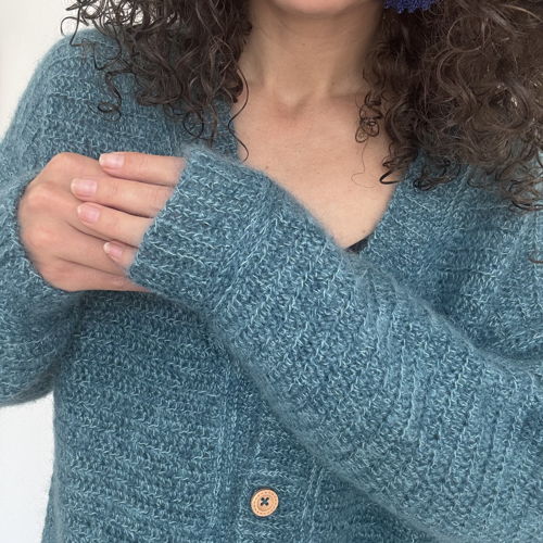 Crochet Cardigan Pattern PDF – Soft Season Design, Easy-to-Wear Handmade Sweater