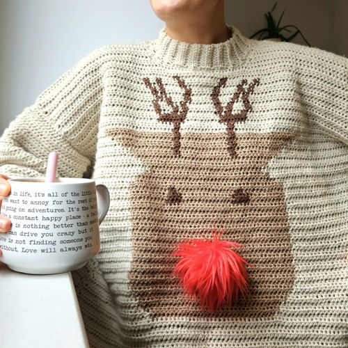 The Rudolph Sweater - crochet pattern
