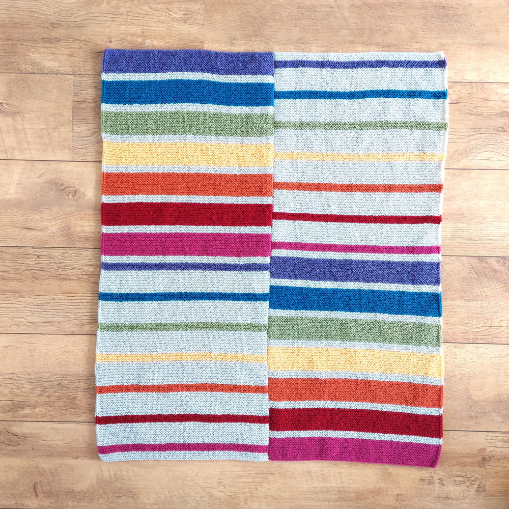 Rainbow baby blanket