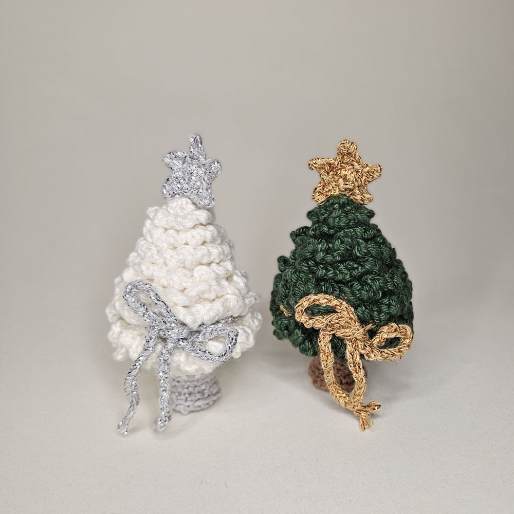 Mini kerstboom - amigurumi kerstdecoratie