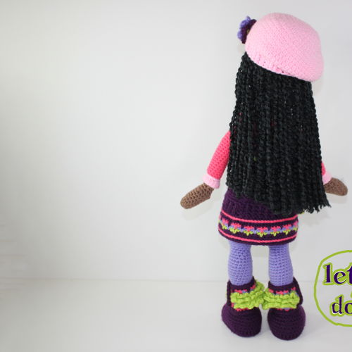 Brenda Large Crochet Doll Pattern, Amigurumi, 21"/ 53 cm Tall