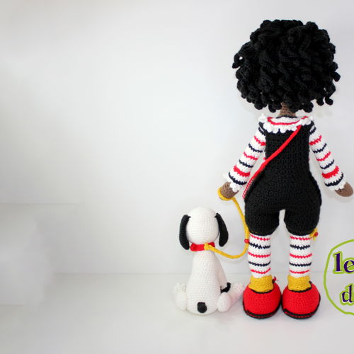 Bianca and Beau XLarge Crochet Doll Pattern, Amigurumi. 24"/61cm Tall