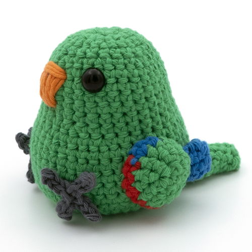 Amigurumi Eclectus Parrot