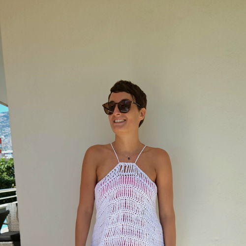 The slouchy beach dress - crochet pattern