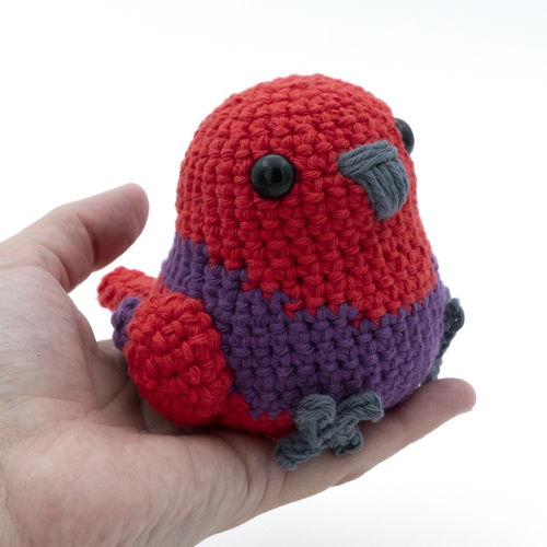 Amigurumi Eclectus Parrot