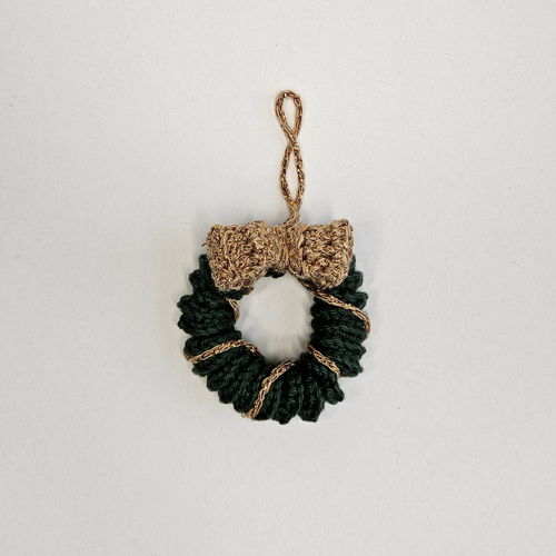 Kerstkransje-amigurumi kerstdecoratie