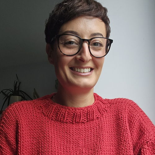 Oversized, simple sweater - knitting pattern