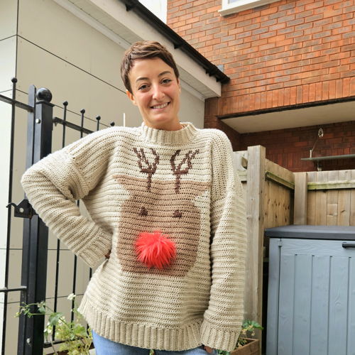 The Rudolph Sweater - crochet pattern