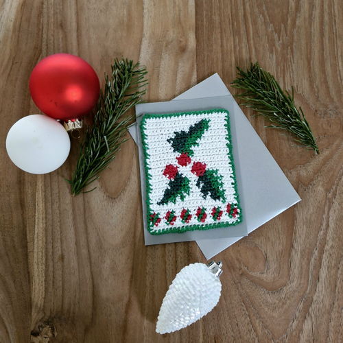 Haakpatroon kerstkaarten