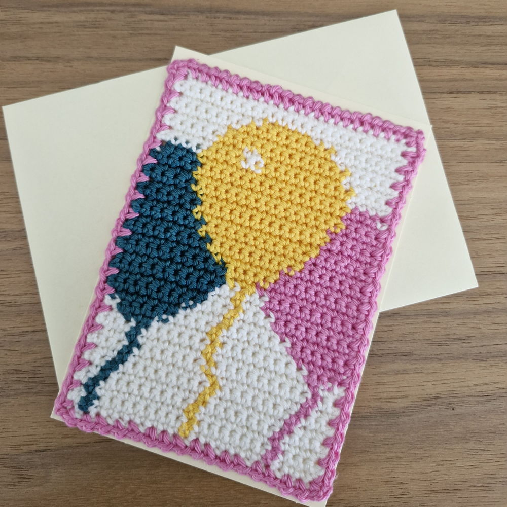 Haakpatroon feestkaart