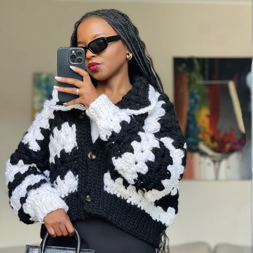 Crochet Chunky Cardigan Pattern - XS - 5X