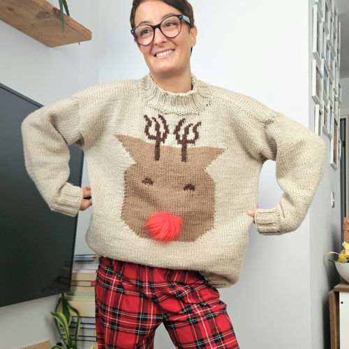 The Rudolph Sweater - knitting pattern