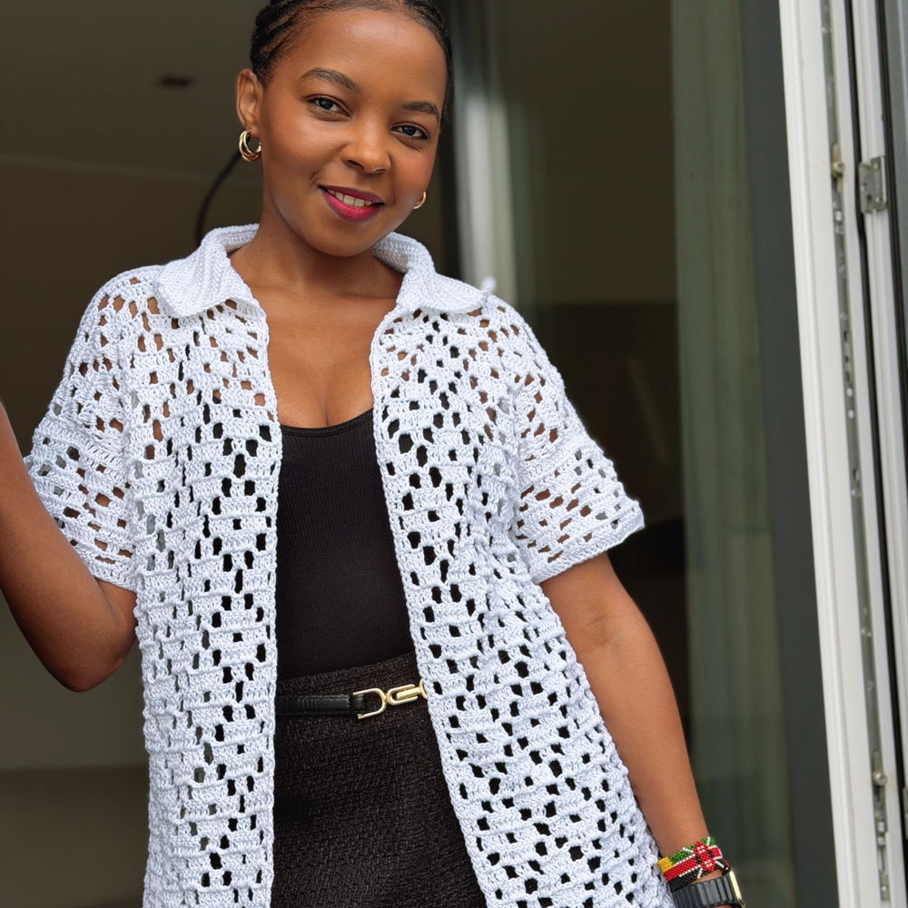Crochet Diamond Shirt Pattern/  Summer Lace Top PDF