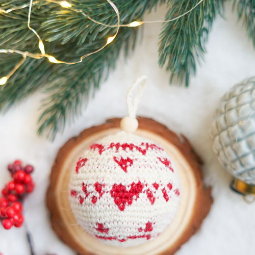 A Love-ly Christmas - kerstballen