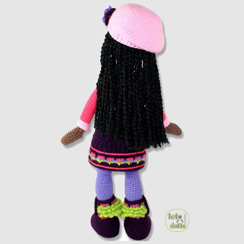 Brenda Large Crochet Doll Pattern, Amigurumi, 21"/ 53 cm Tall