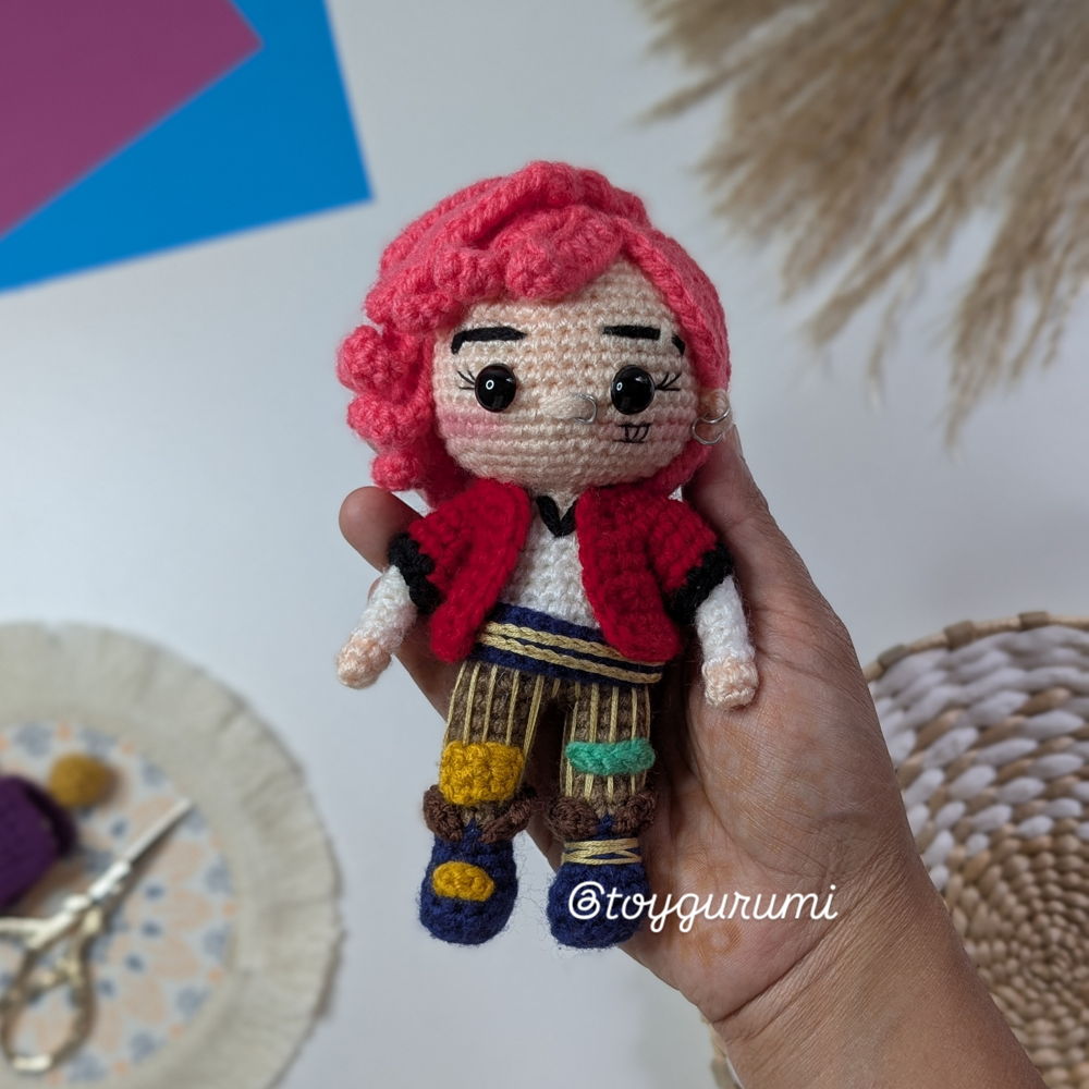 Vi League of the Legends Arcane Amigurumi