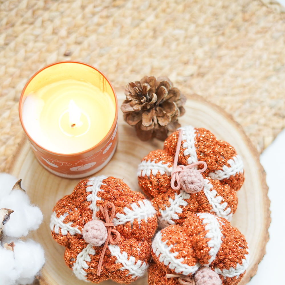 Crochet pattern decorative pumpkin
