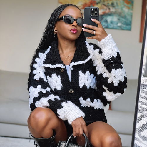 Crochet Chunky Cardigan Pattern - XS - 5X