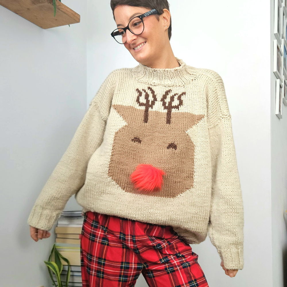 The Rudolph Sweater - knitting pattern