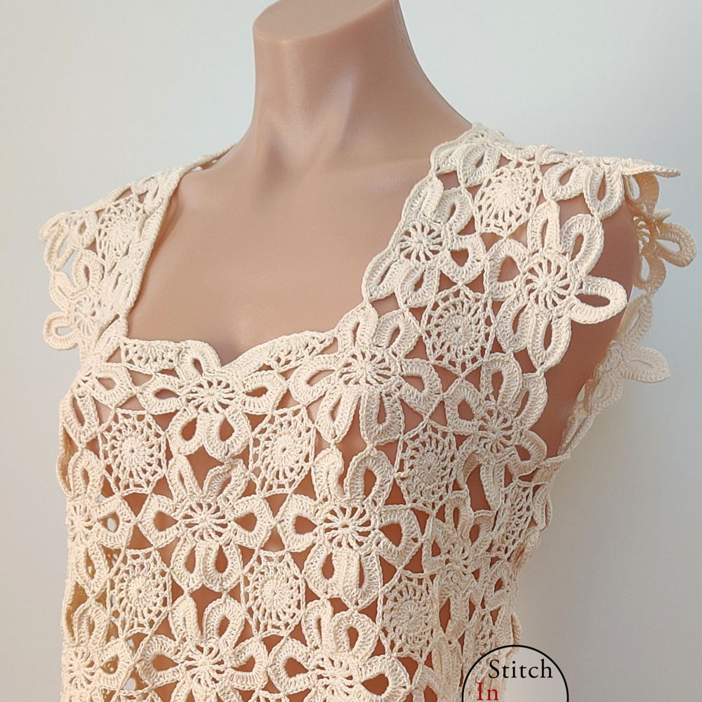 Flowers T-shirt / Crochet Pattern