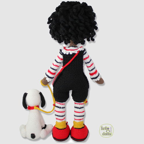 Bianca and Beau XLarge Crochet Doll Pattern, Amigurumi. 24"/61cm Tall