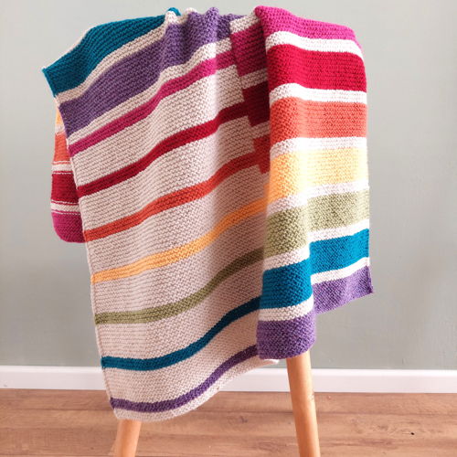 Rainbow baby blanket